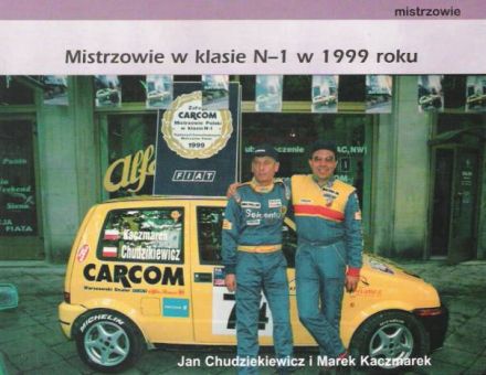 Jan Chudzikiewicz i Marek Kaczmarek - Fiat Cinquecento Sporting.